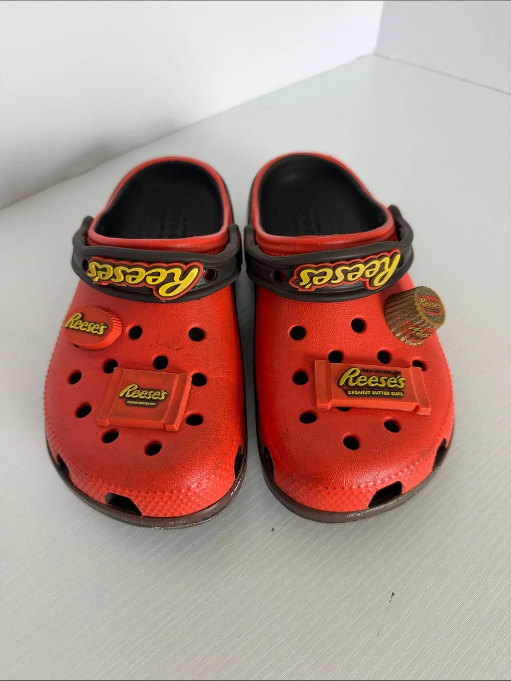 CROCS Kids' Red Reese's Themed Clog Sandals